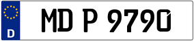 Truck License Plate
